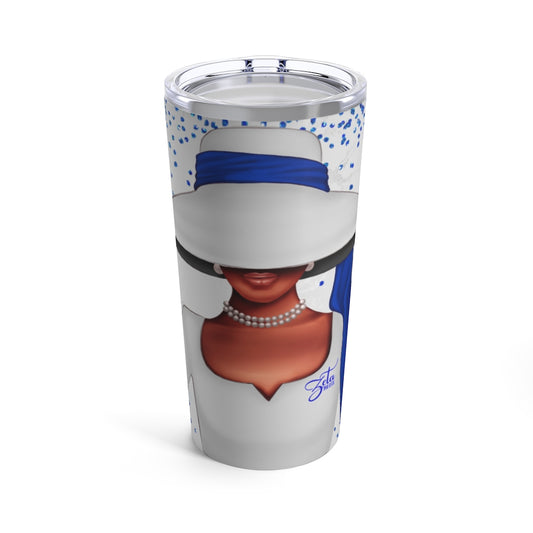 Lady in White  Tumbler 20oz