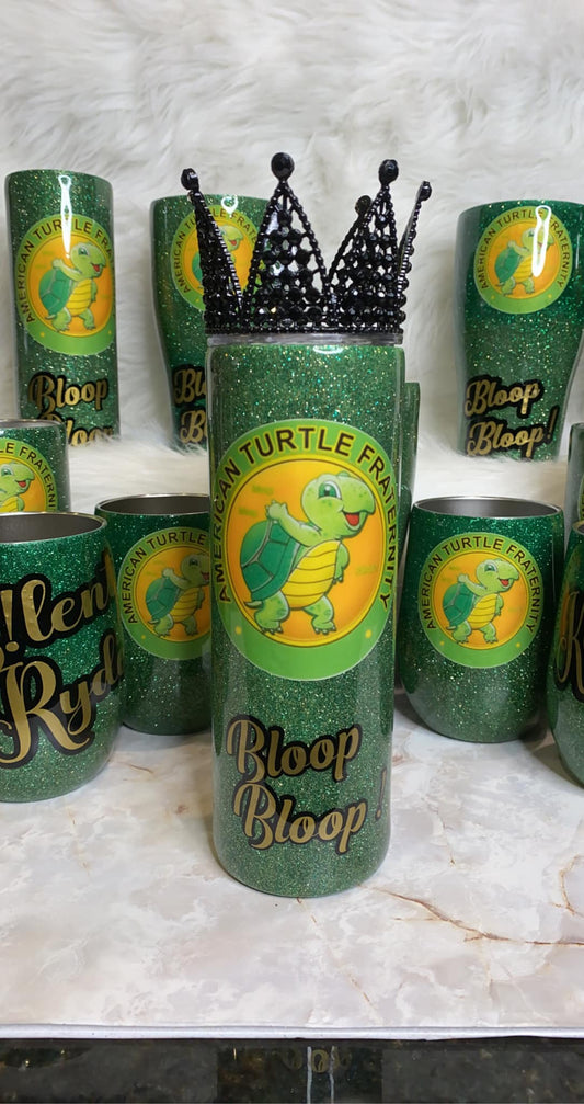Custom Crown TumblerAmerican Turtle Fraternity (ATF) | RUAT | YBYSAIA