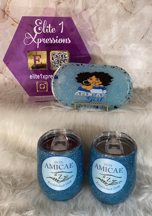 Tumbler ~ Amicae Wine 15oz