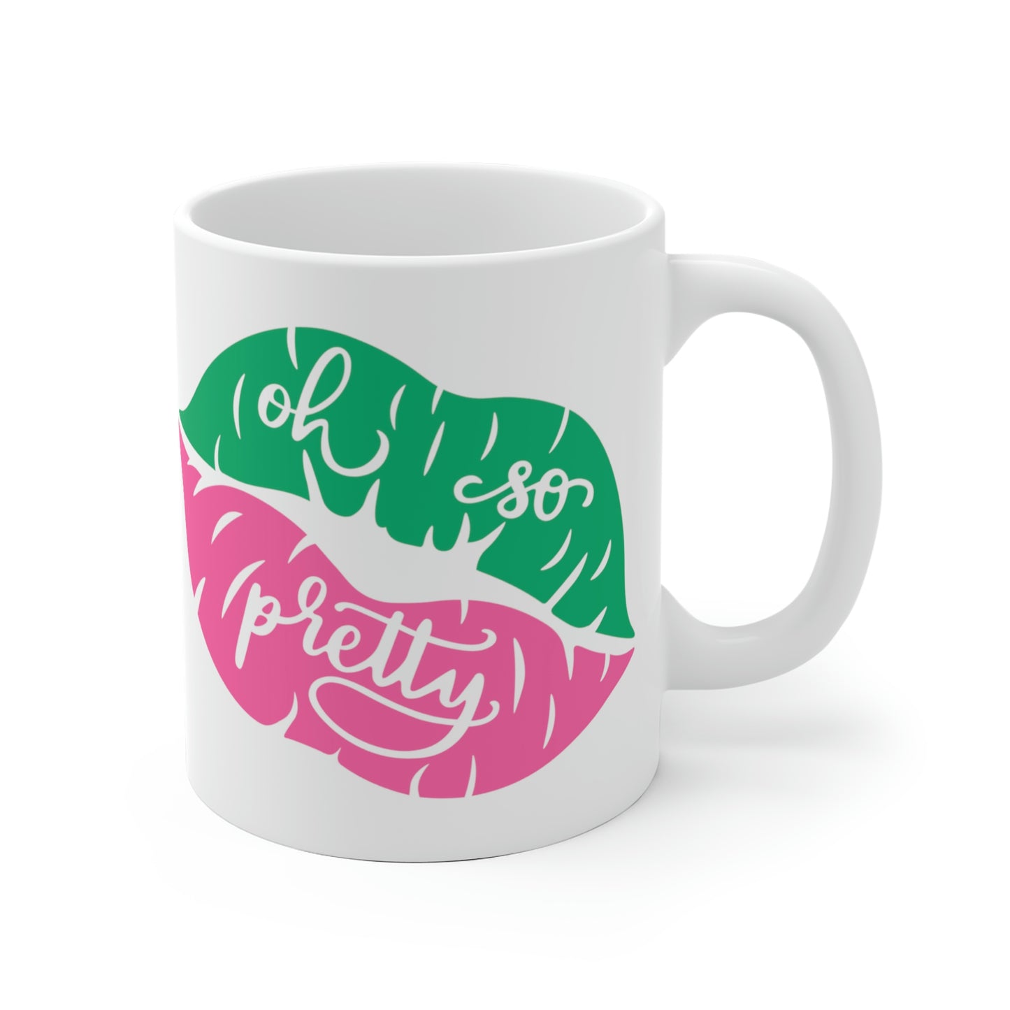 Pretty Girl Lips Ceramic Mug