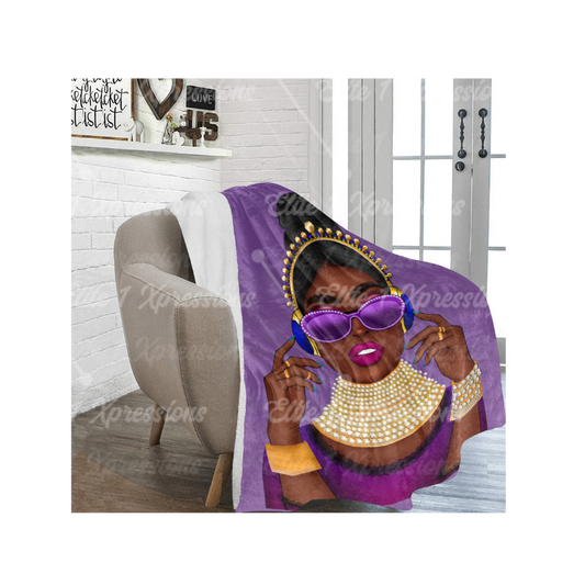 Fleece ~ Pearls Ultra Soft Blanket