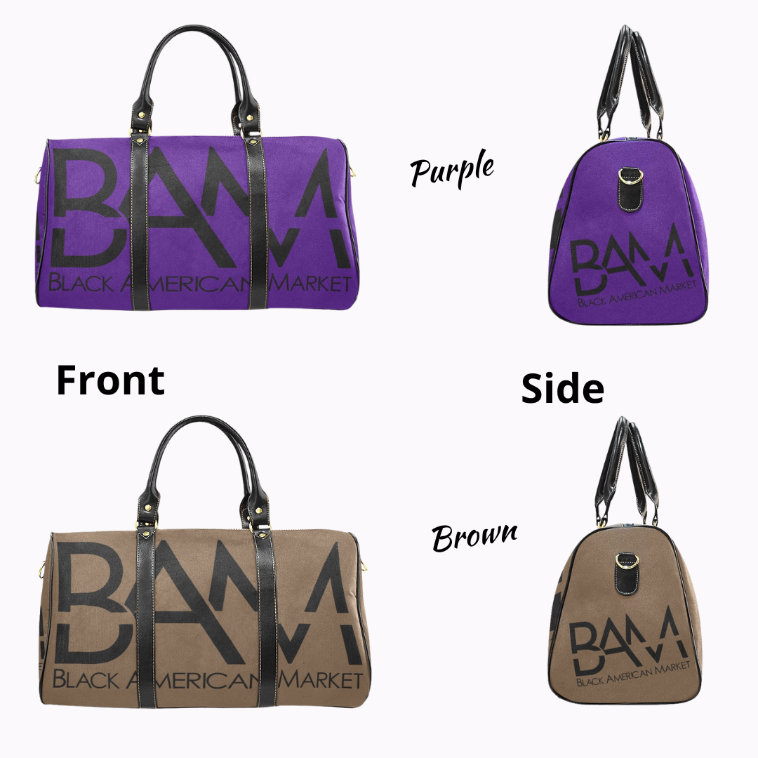 B.A.M. ~ Black American Market Travel Bag (Large)
