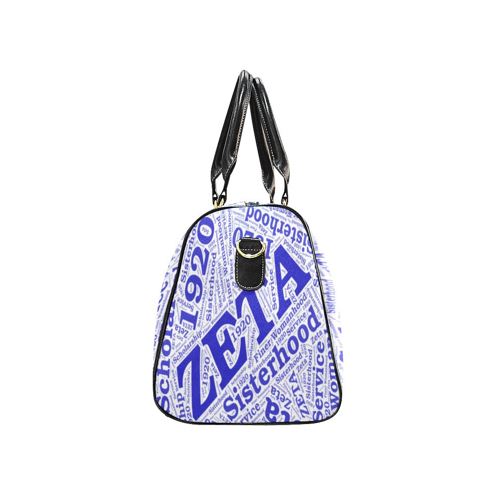Zeta "Word Art" Travel Bag