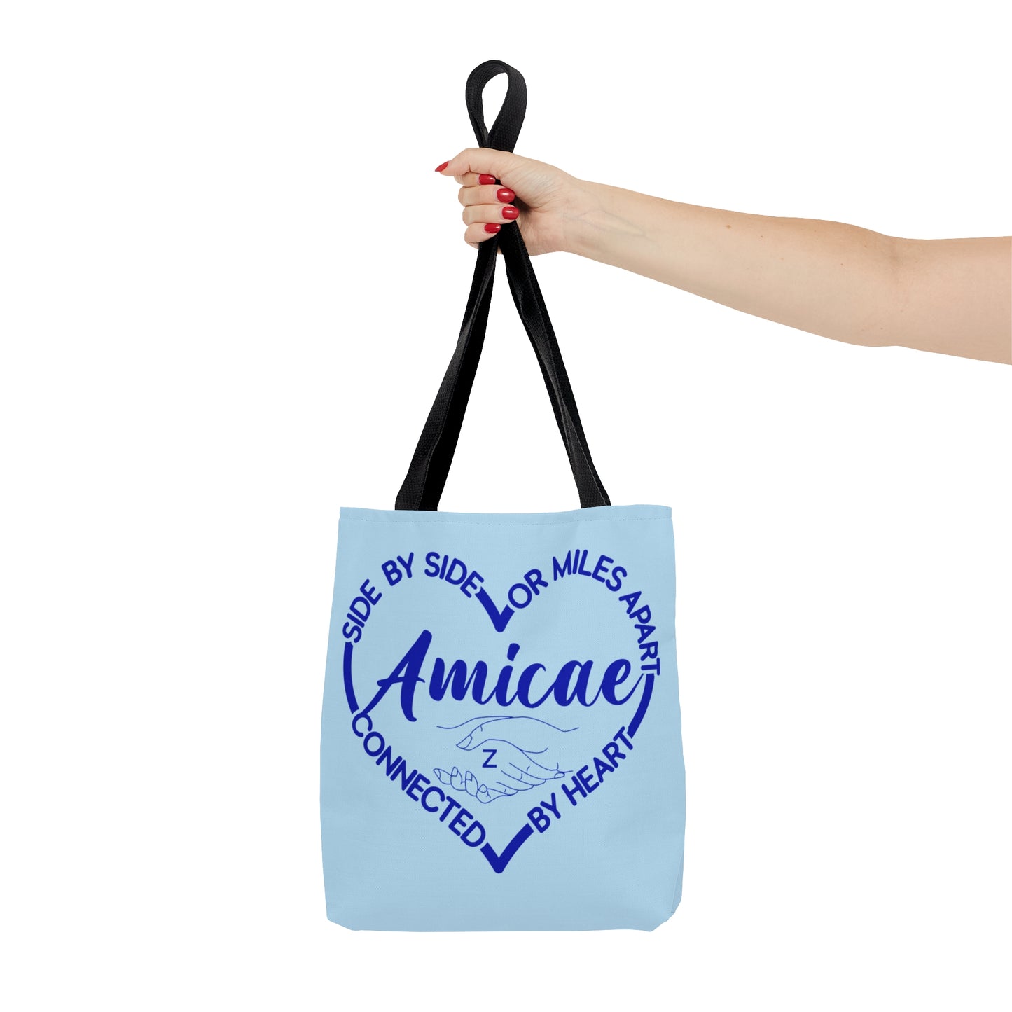 Zeta Amicae Heart Tote Bag