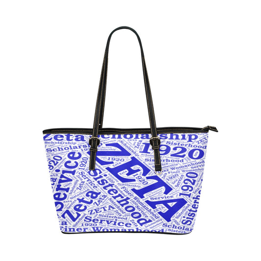 Zeta "Word Art" Tote Bag