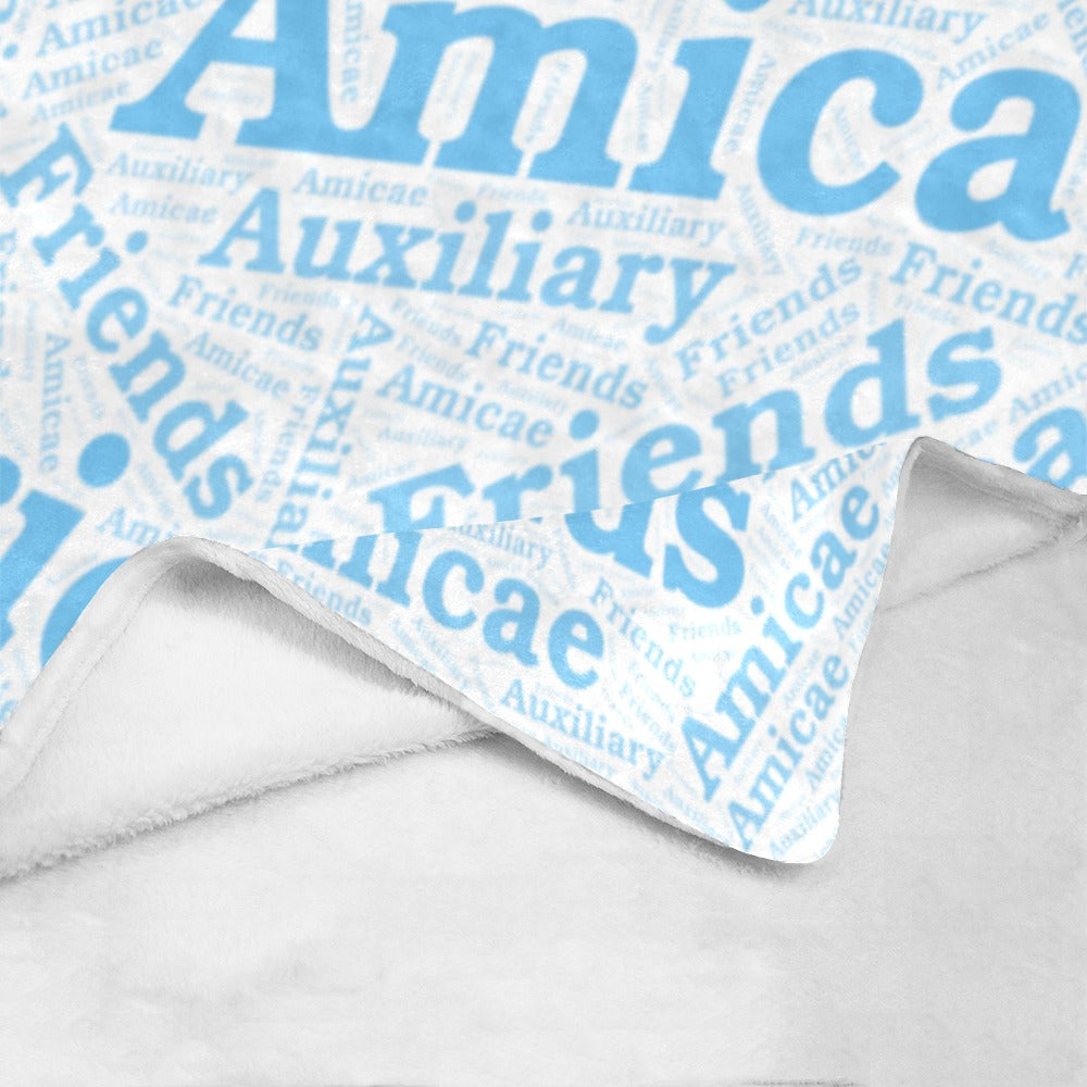 Amicae "Word Art" Fleece Blanket