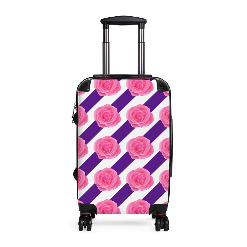 Pink Blooms Cabin Suitcase