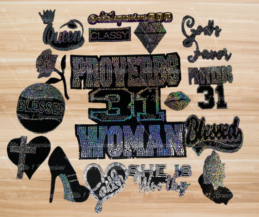 Camouflage Patch Jacket ~ Proverbs 31 Woman