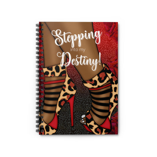 Stepping into Destiny Spiral Notebook