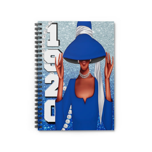 1920 & Pearls Spiral Notebook