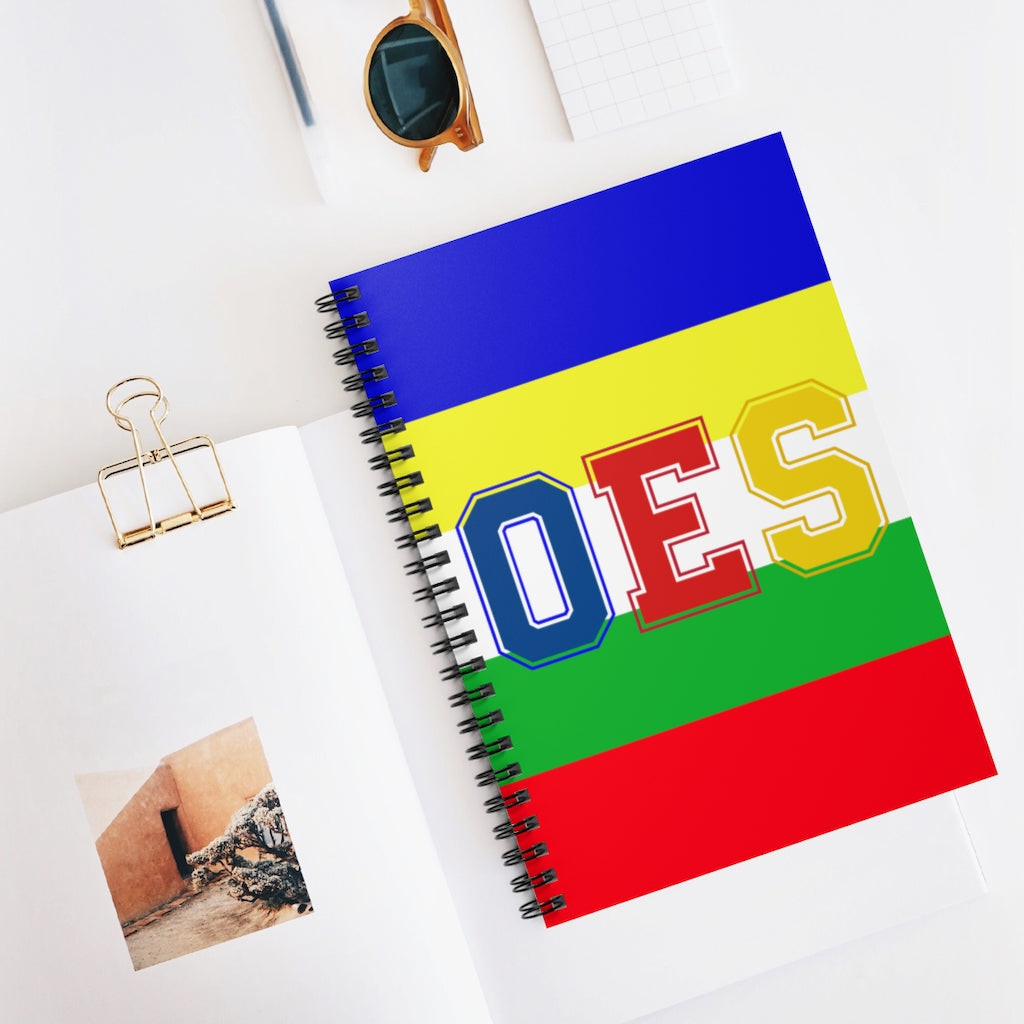 OES ~ Eastern Star Spiral Notebook