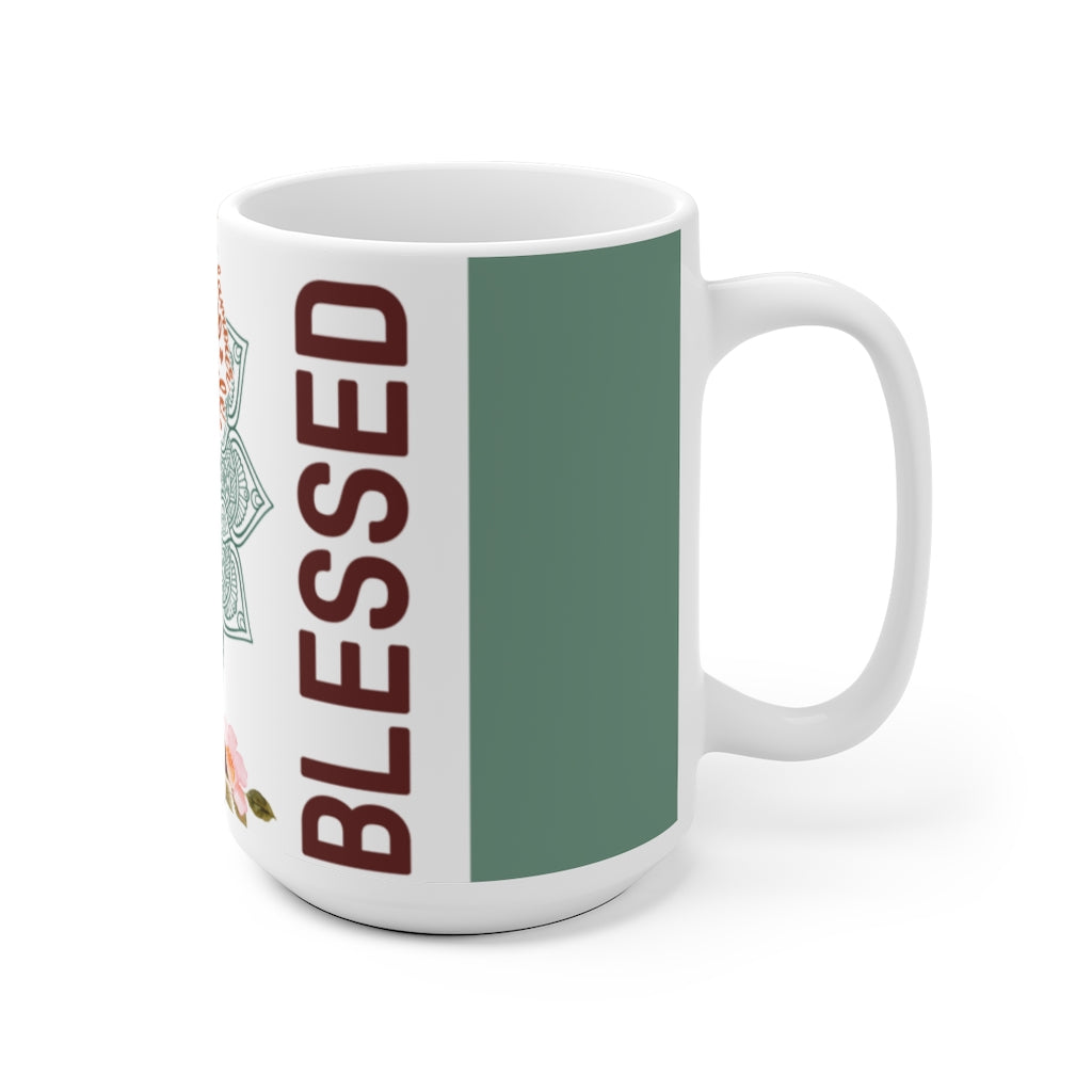 Blessed (Green) Ceramic Mug
