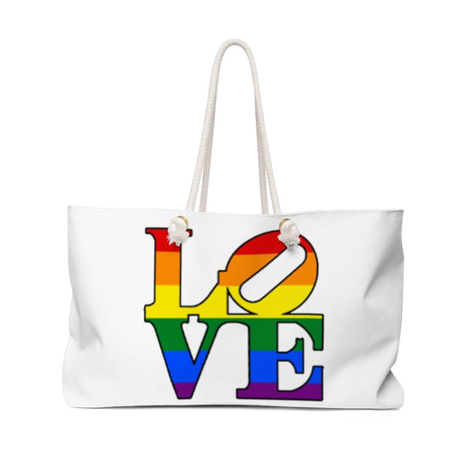Colorful Love Weekender Bag