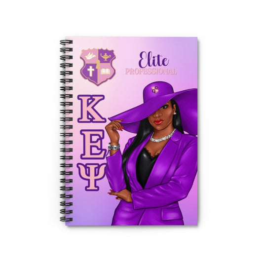 Elite Lady Spiral Notebook - Ruled Line