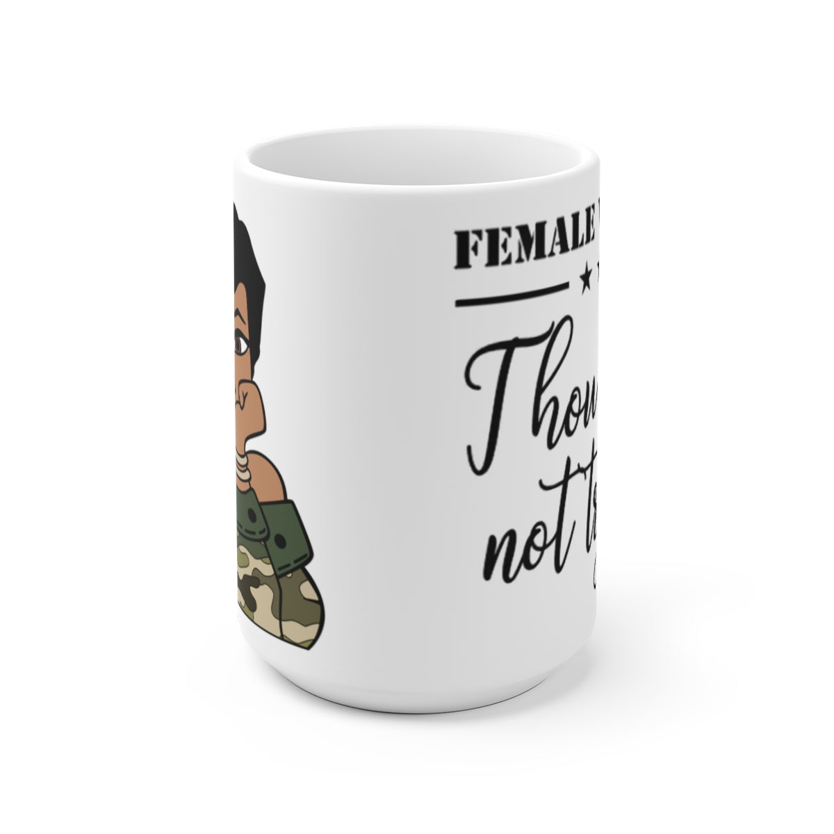 Female Veteran Ceramic Mug