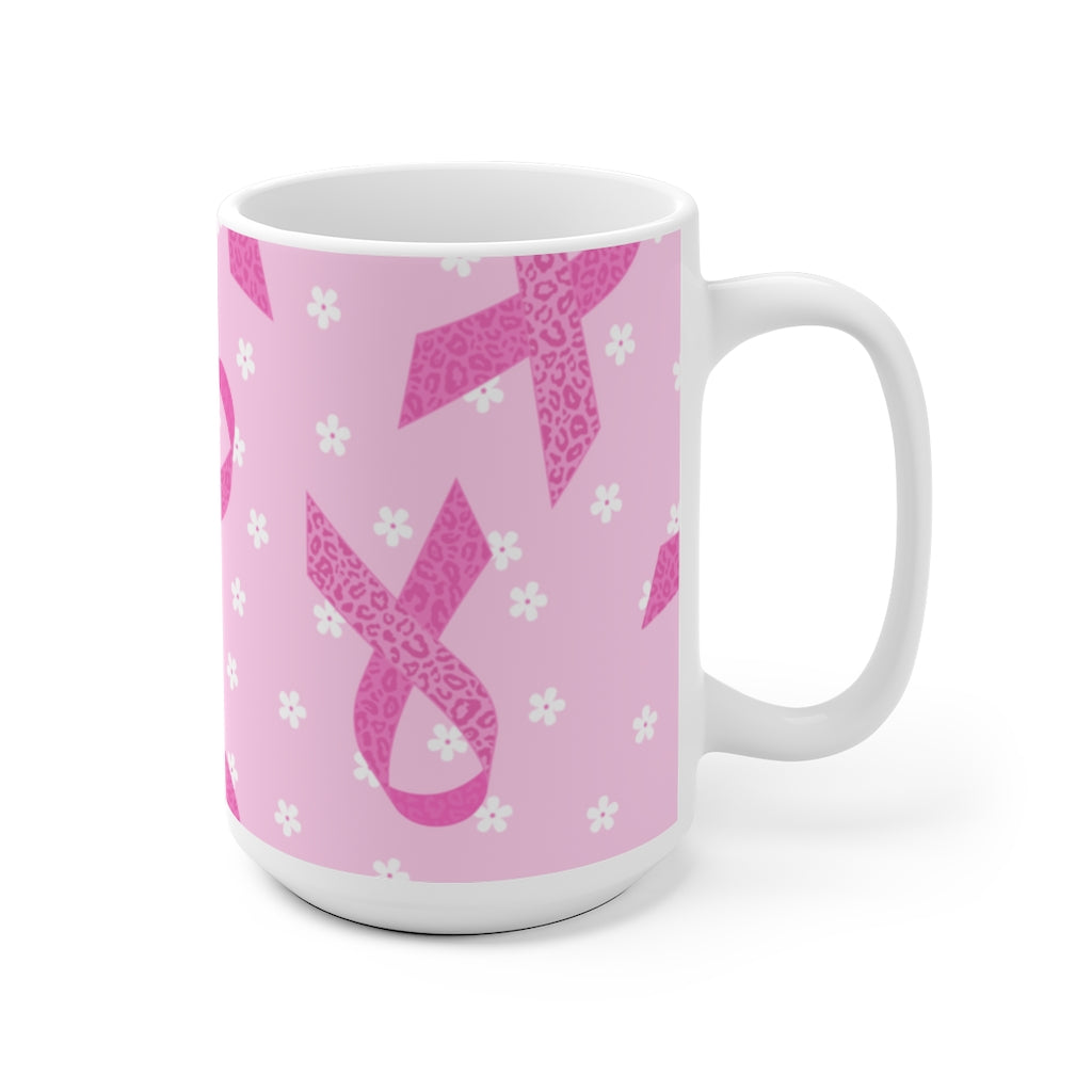 Pink Ribbon v2 Ceramic Mug