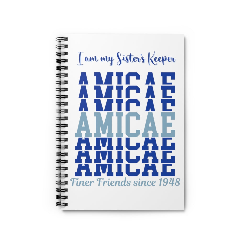 Amicae Sister's Keeper Spiral Notebook - Ruled Line