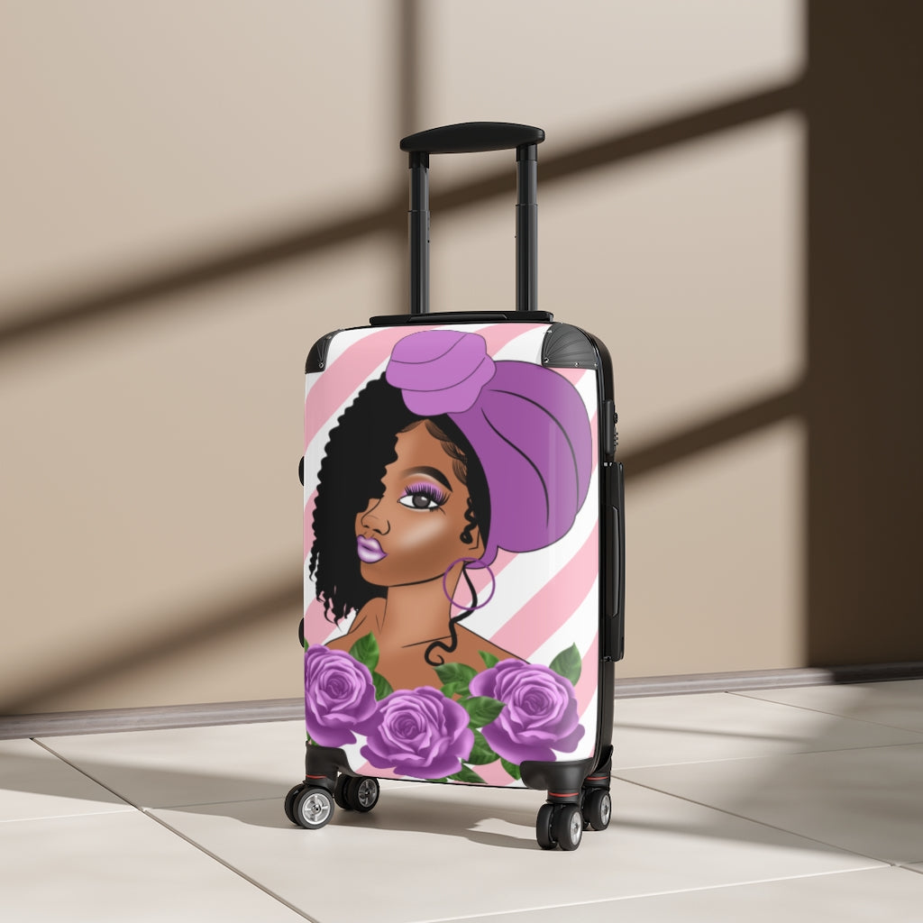 Purple Love Cabin Suitcase