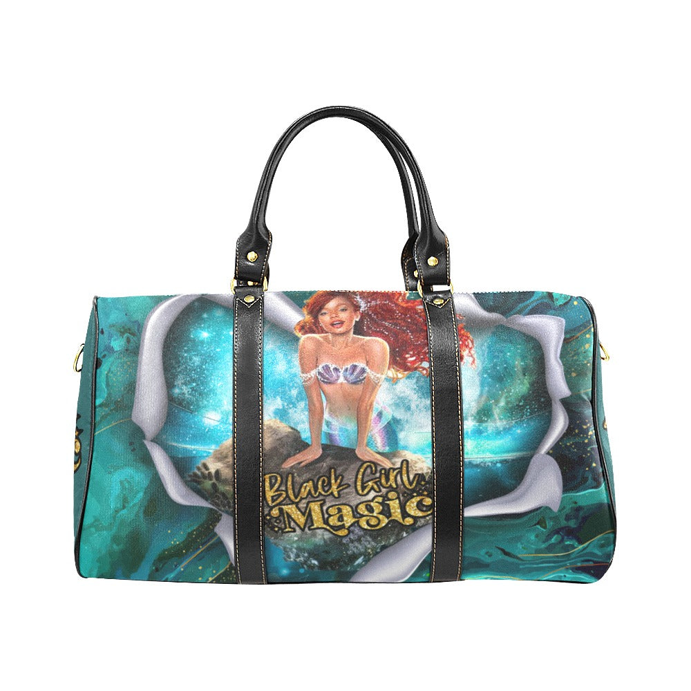 Black Girl Magic Mermaid Travel Bag ~ Small