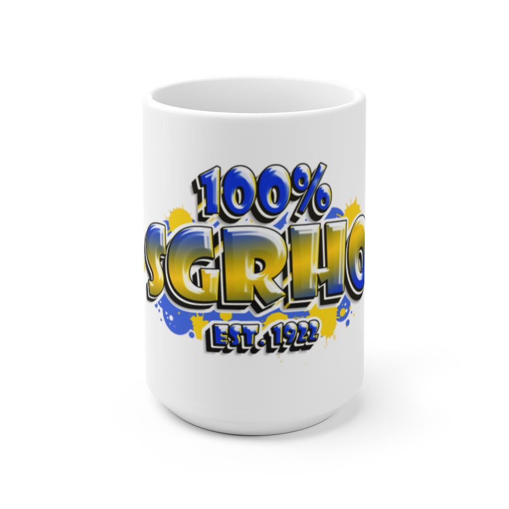 100% SGRHO Ceramic Mug (White)