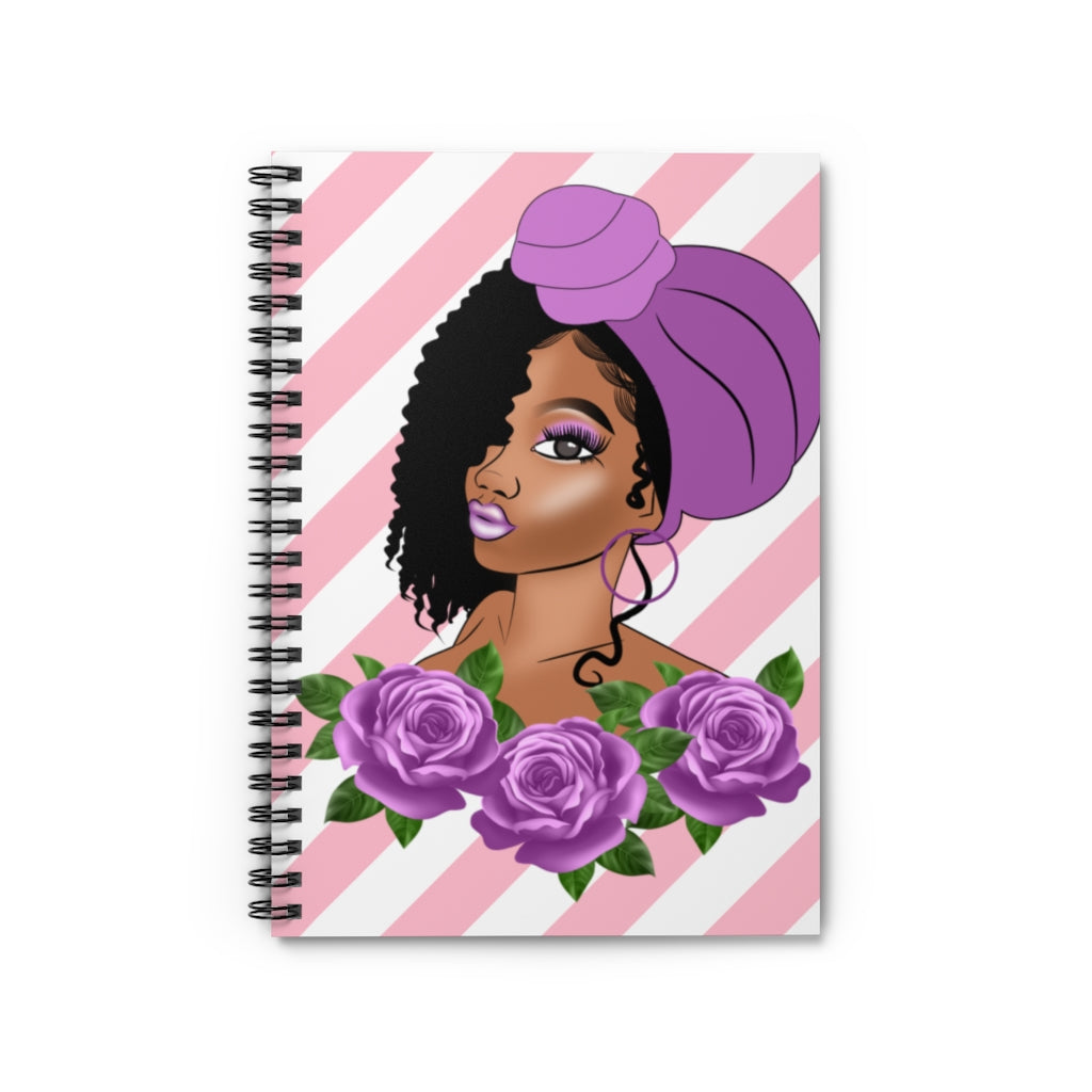 Purple Love Spiral Notebook