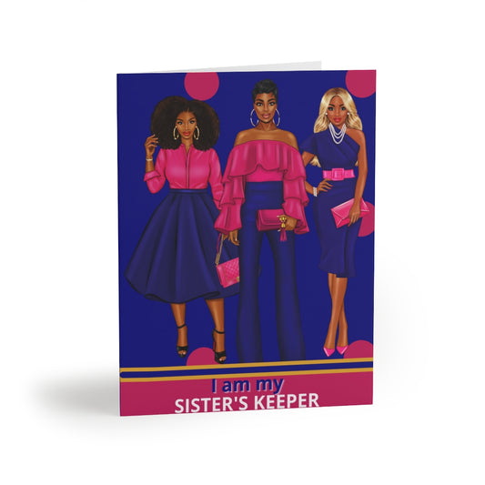 Nu Psi Zeta "My Sisters Keeper" Greeting Cards (8 pcs)