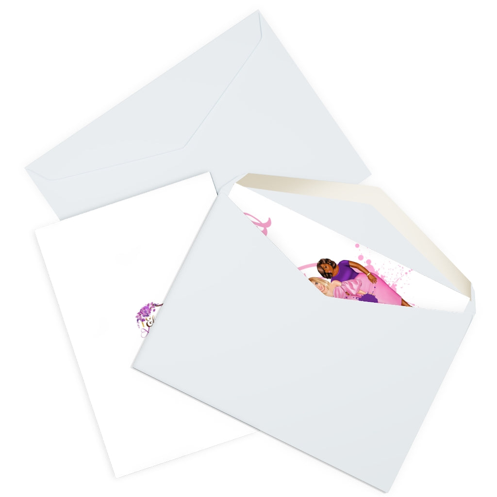 Greeting Cards ~ Welcome to Sisterhood (KEY~Pink) 5 Pack