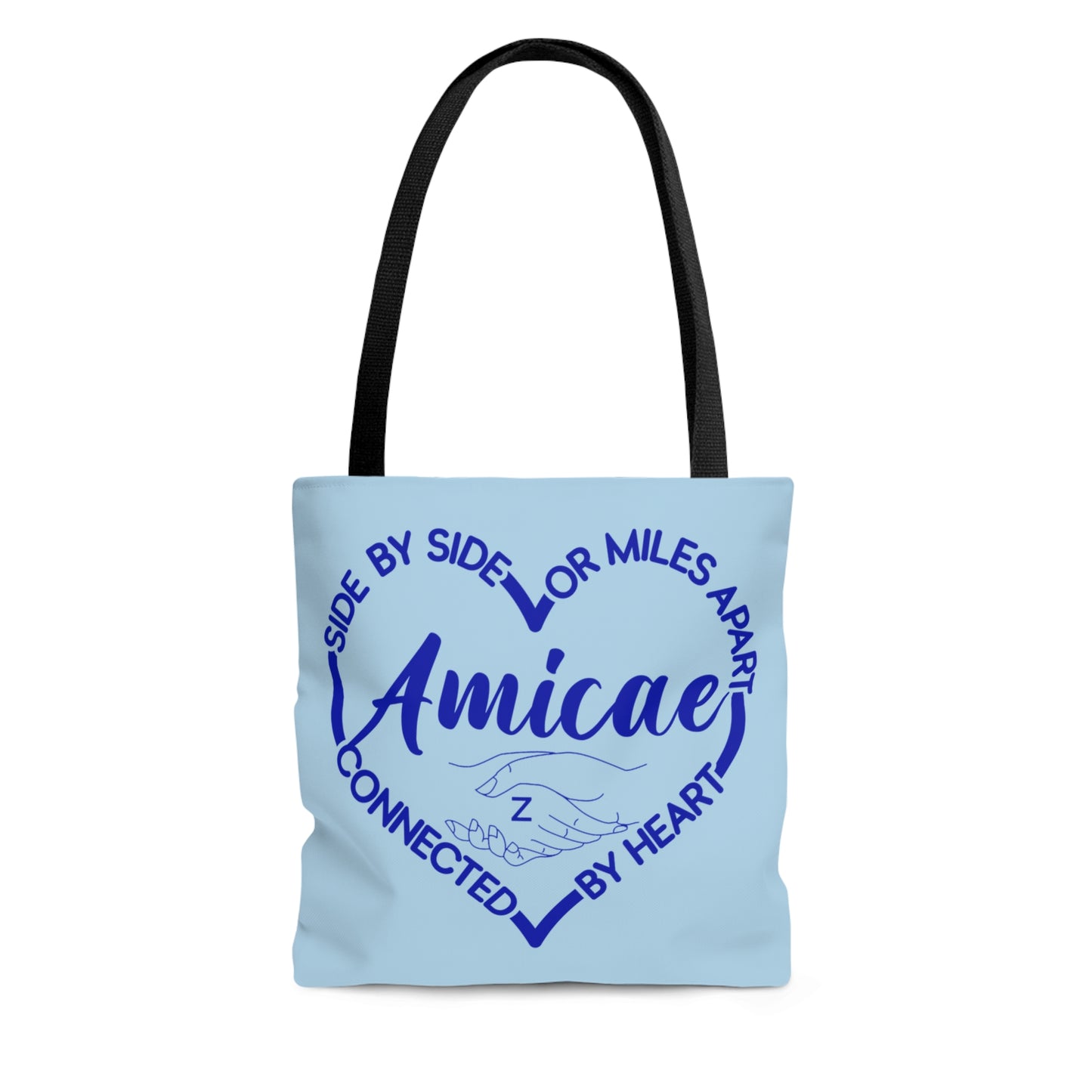 Zeta Amicae Heart Tote Bag