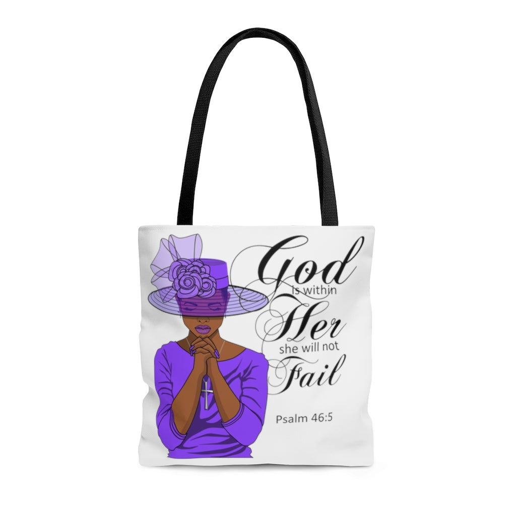 GOD in Her (Purple) Tote Bag