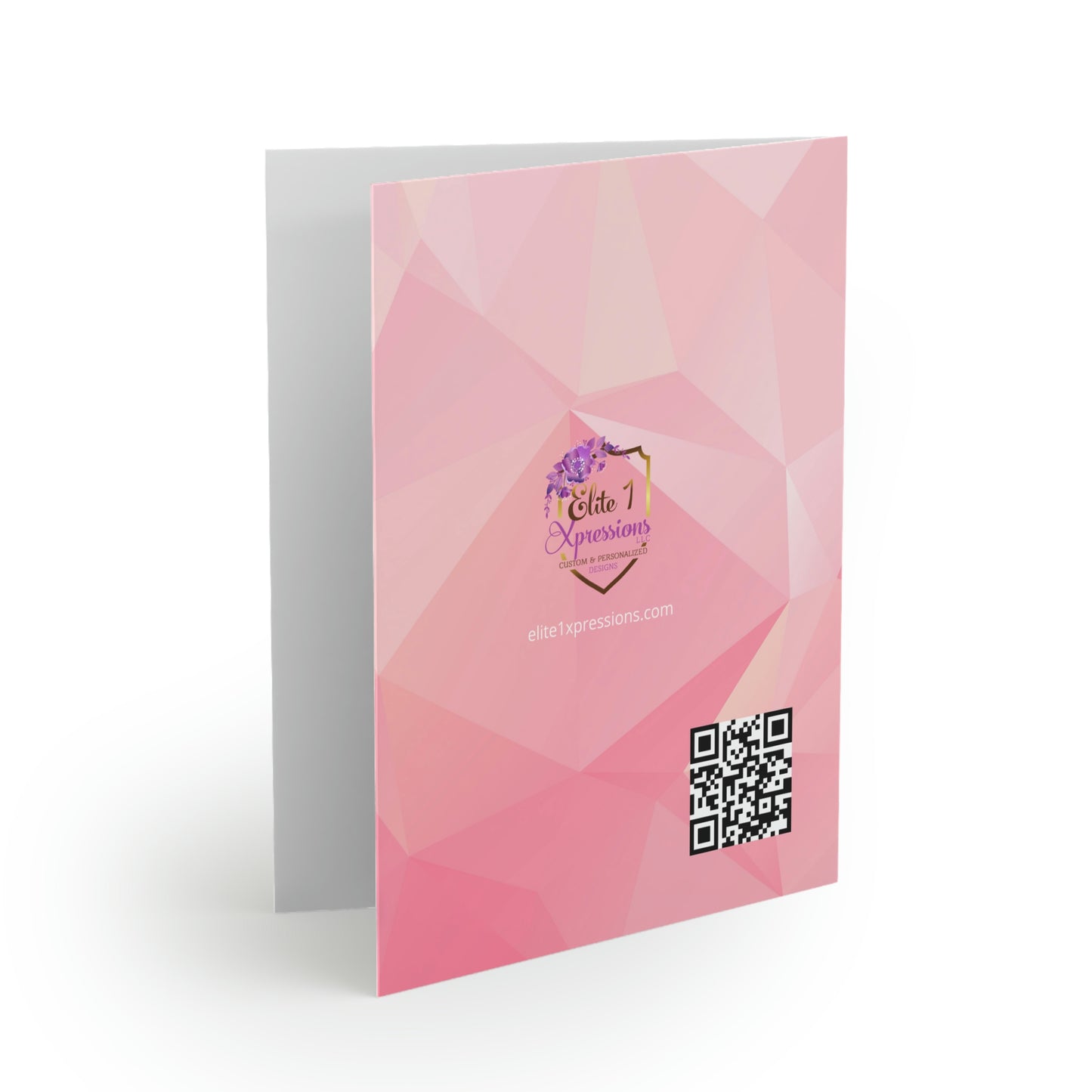 Greeting cards ~ Pink (8 pcs)