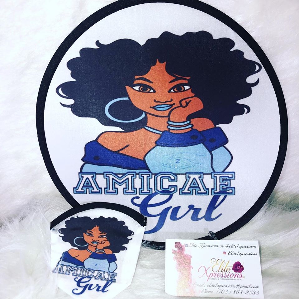Amicae Girl Foldable Fan