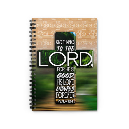 Give Thanks Spiral Notebook