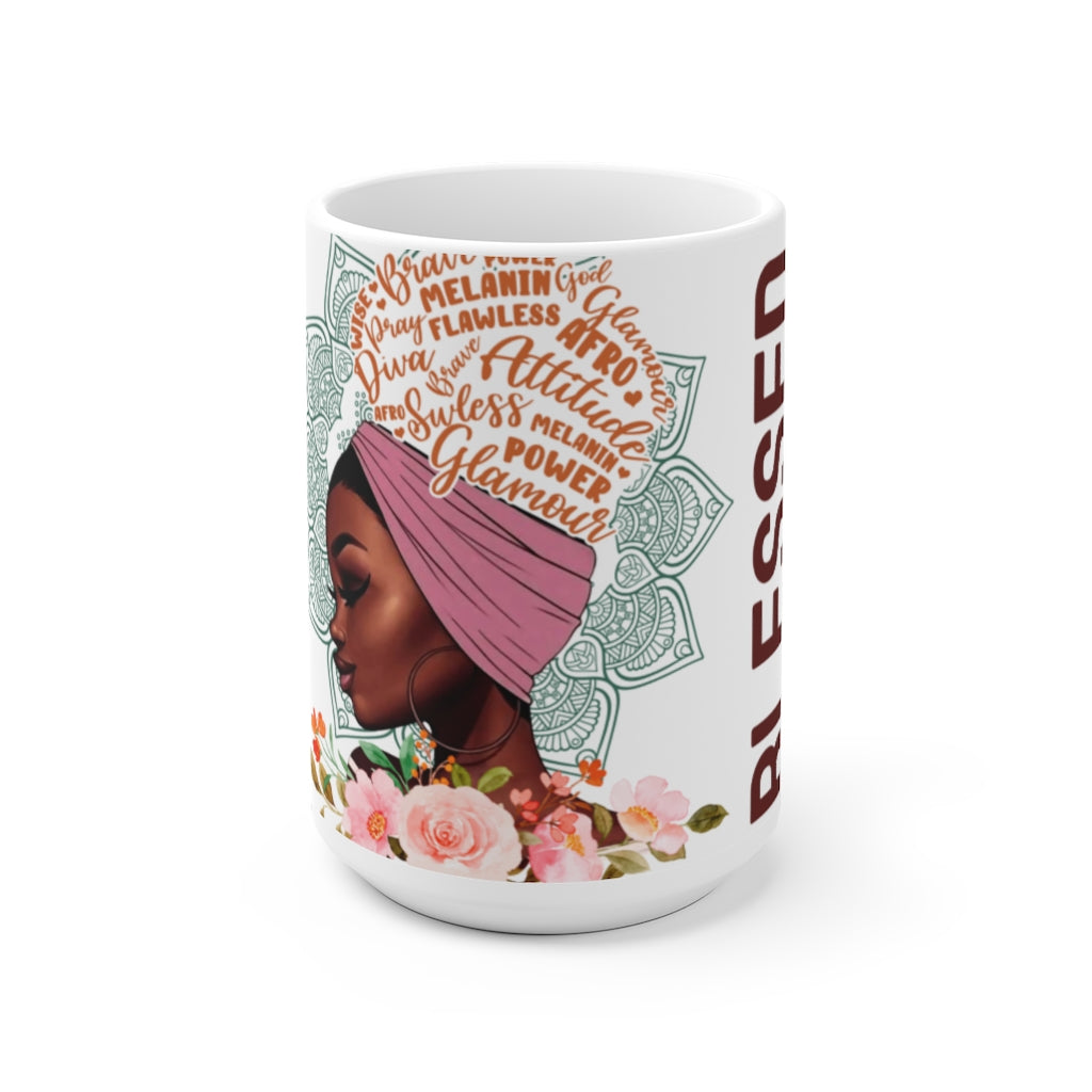 Blessed (Mauve) Ceramic Mug