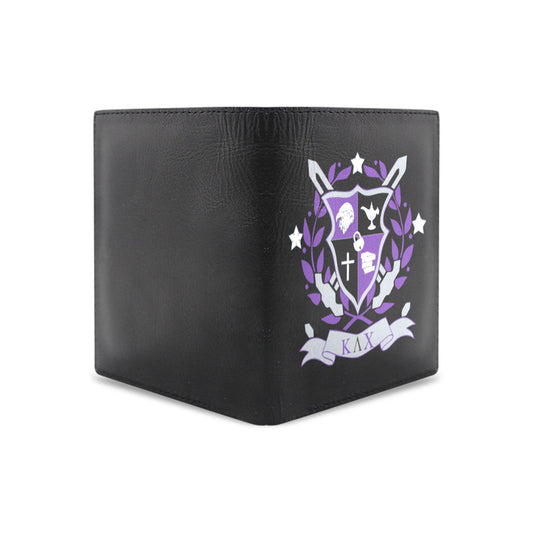 Men's Leather Wallet  ~ Kappa Lambda Chi (KLC)