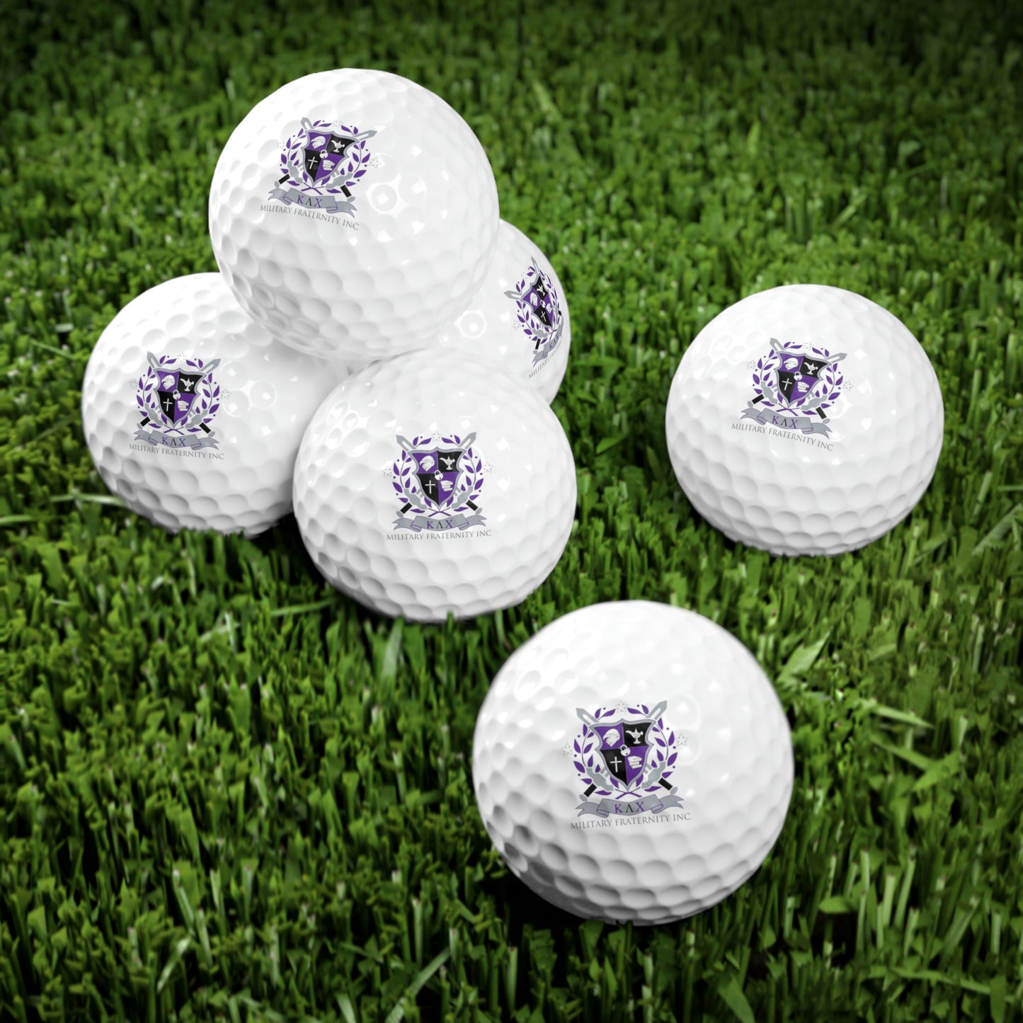 Kappa Lambda Chi (KLC) Golf Balls, 6pcs