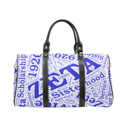 Zeta "Word Art" Travel Bag