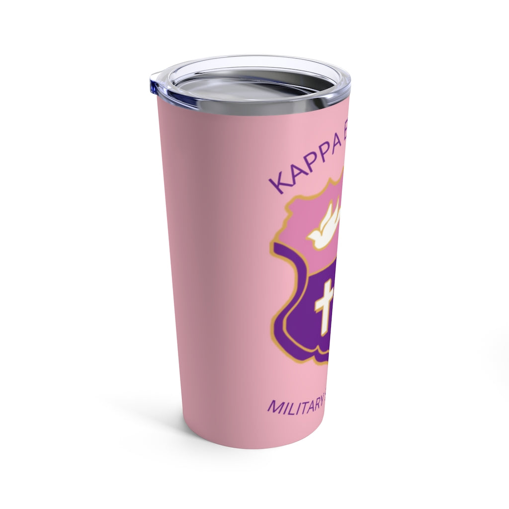 Kappa Epsilon Psi Crest (Pink) Tumbler 20oz