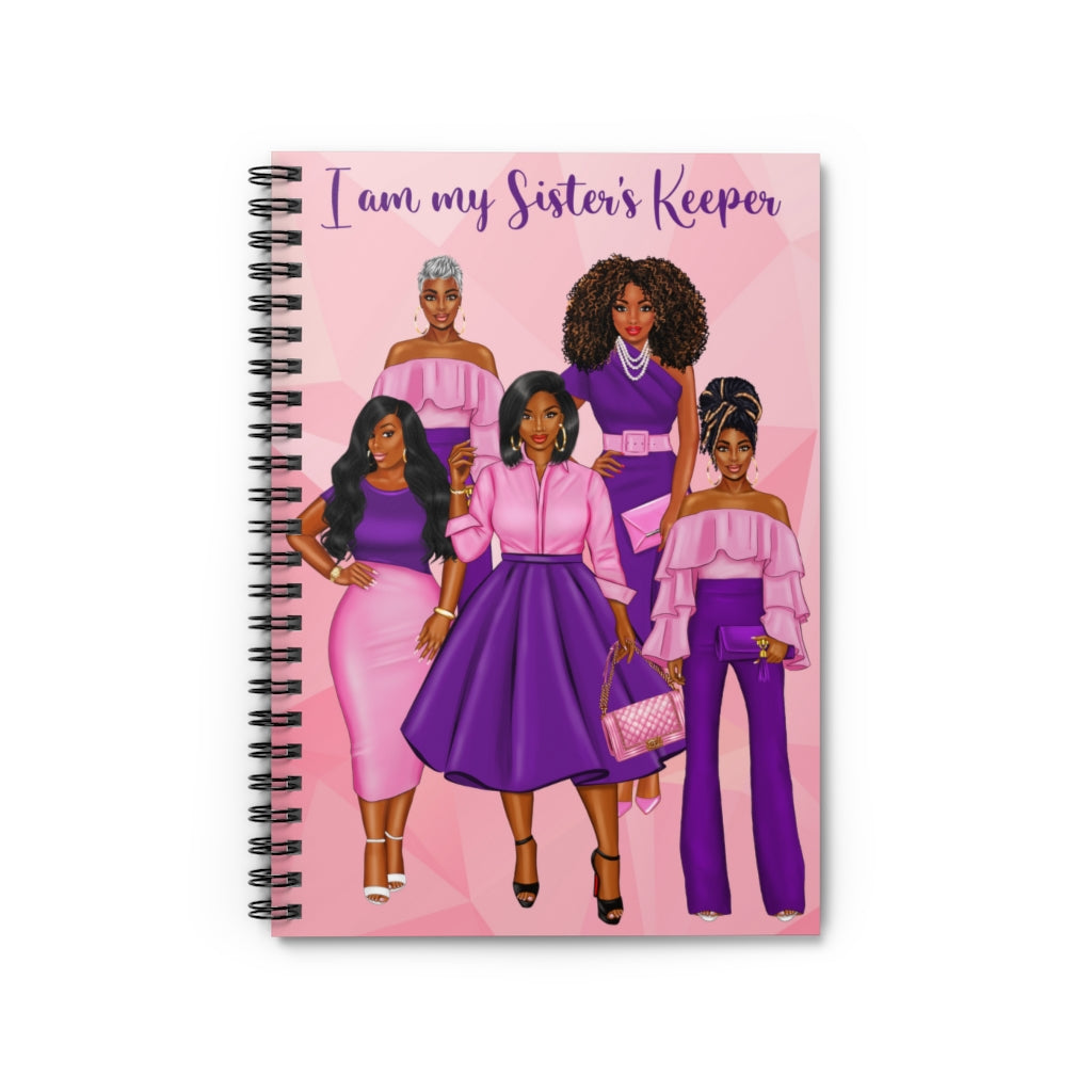 Sister's Keeper (Pink) Spiral Notebook