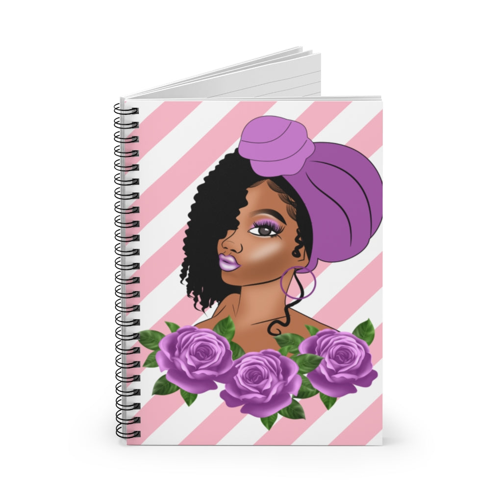 Purple Love Spiral Notebook