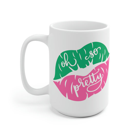 Pretty Girl Lips Ceramic Mug