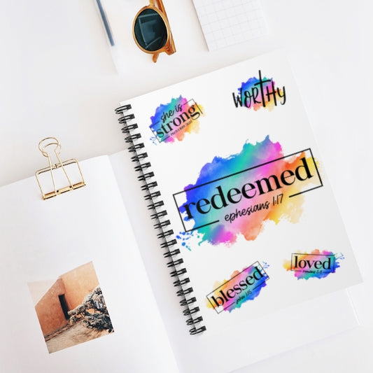 Redeemed (Ephesians 1:17) Set (Coffee mug & Journal)