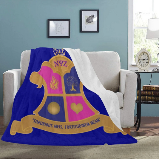 Nu Psi Zeta Ultra-Soft Micro Fleece Blanket