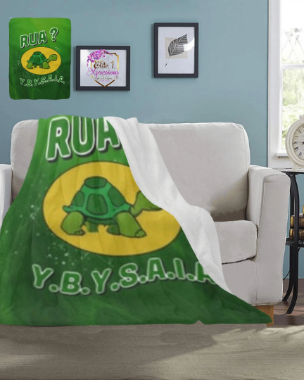 Turtle (ATF) "YBYSAIA" Fleece Blanket
