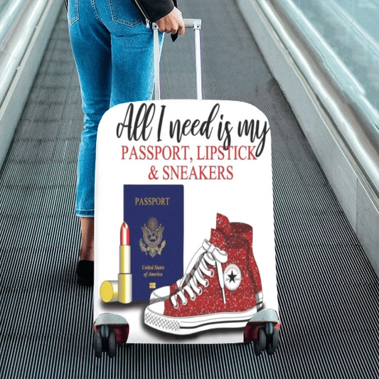 Passport & Pumps Luggage Cover