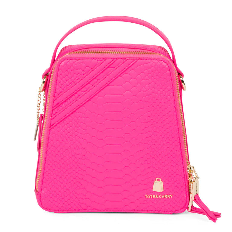 Cowbell Purse ~ Neon Pink