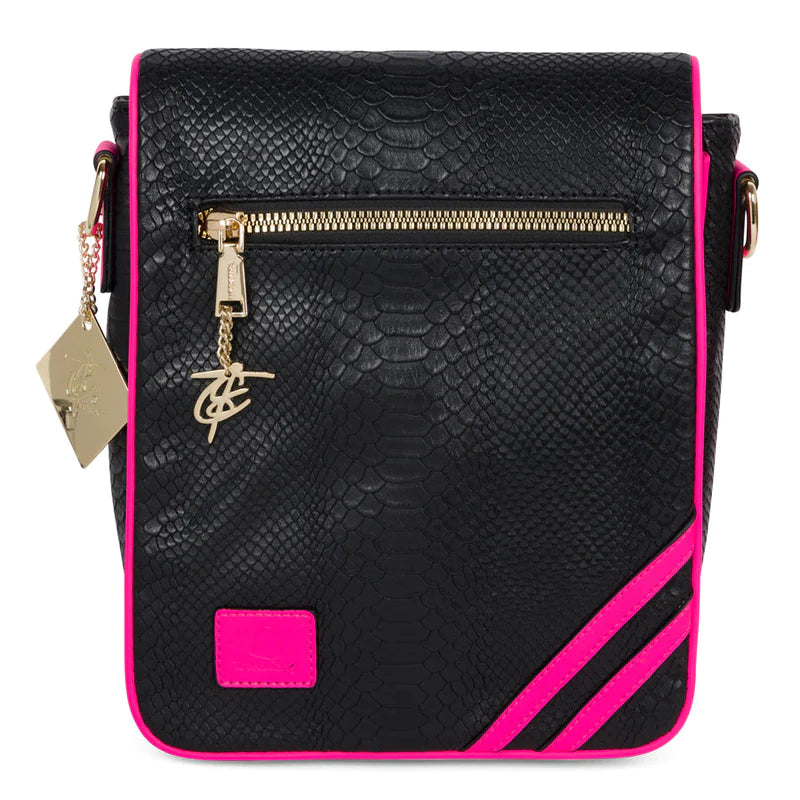 Sport Mini Messenger Bag ~ Neon Pink